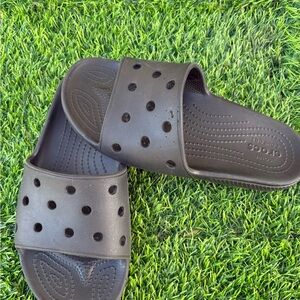 CROCS Black Slide Sandals
